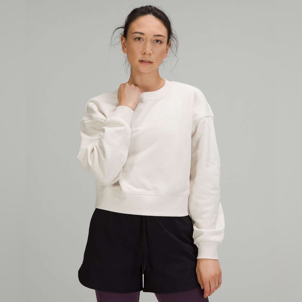 Lululemon Softstreme Perfectly Oversized Cropped Crew
